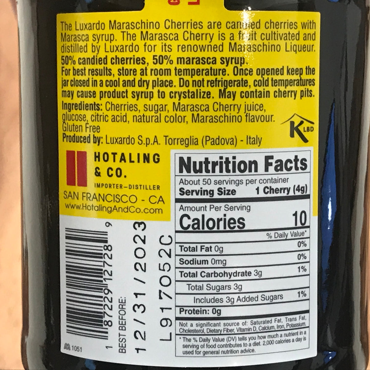 Luxardo Maraschino Cherries (14.1 oz) – DiGiacomo Brothers