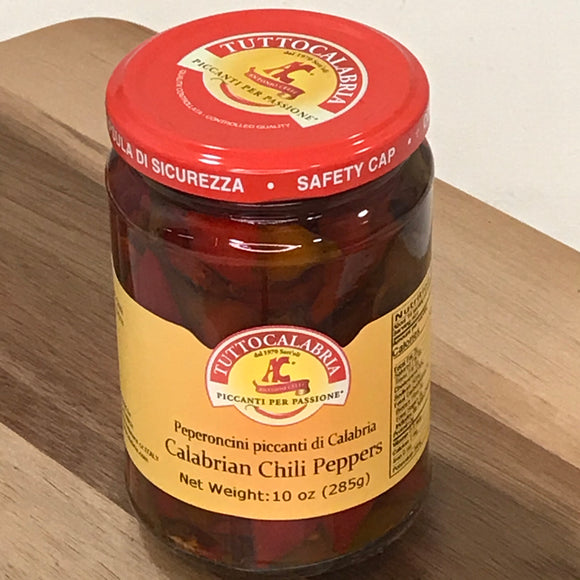 Tutto Calabria Whole Hot Calabrian Chili Peppers (10.2 oz)