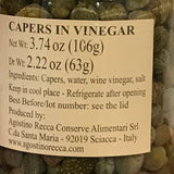 Agostino Recca Capers in Vinegar (3 oz)
