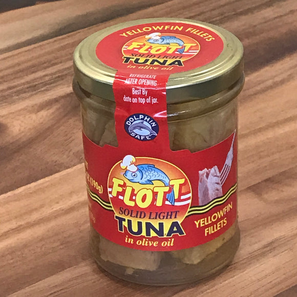 Flott Tuna in Olive Oil, Jar (6.7 oz)