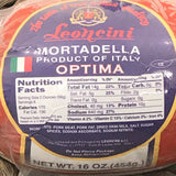 Leoncini Plain Mini Mortadella (Whole 1 lb.)